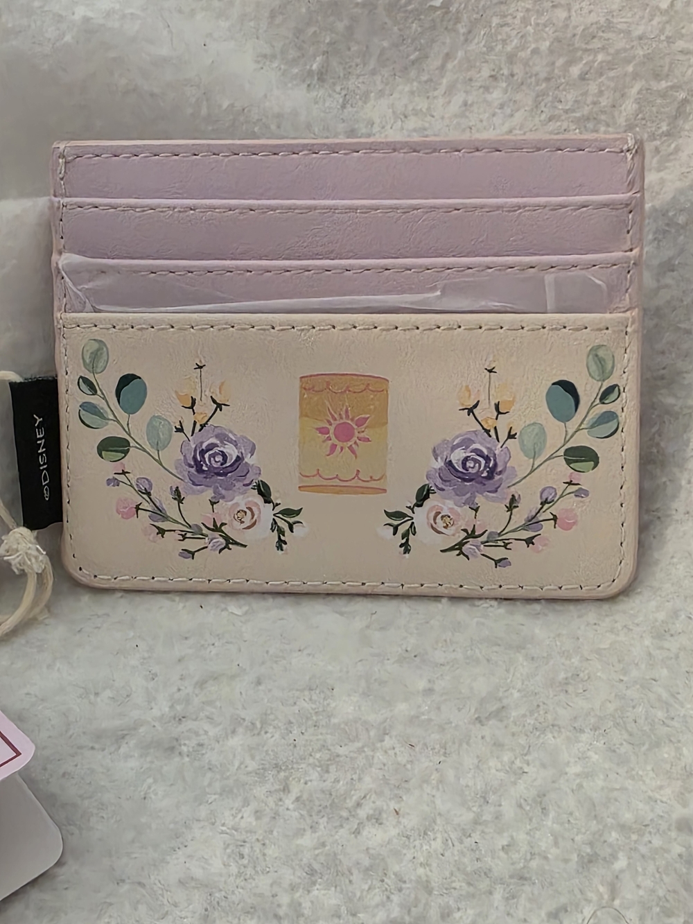 Disney Princess Rapunzel Floral Pink Loungefly Card Holder - Picture 2 of 5